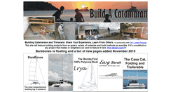 Desktop Screenshot of buildacatamaran.com